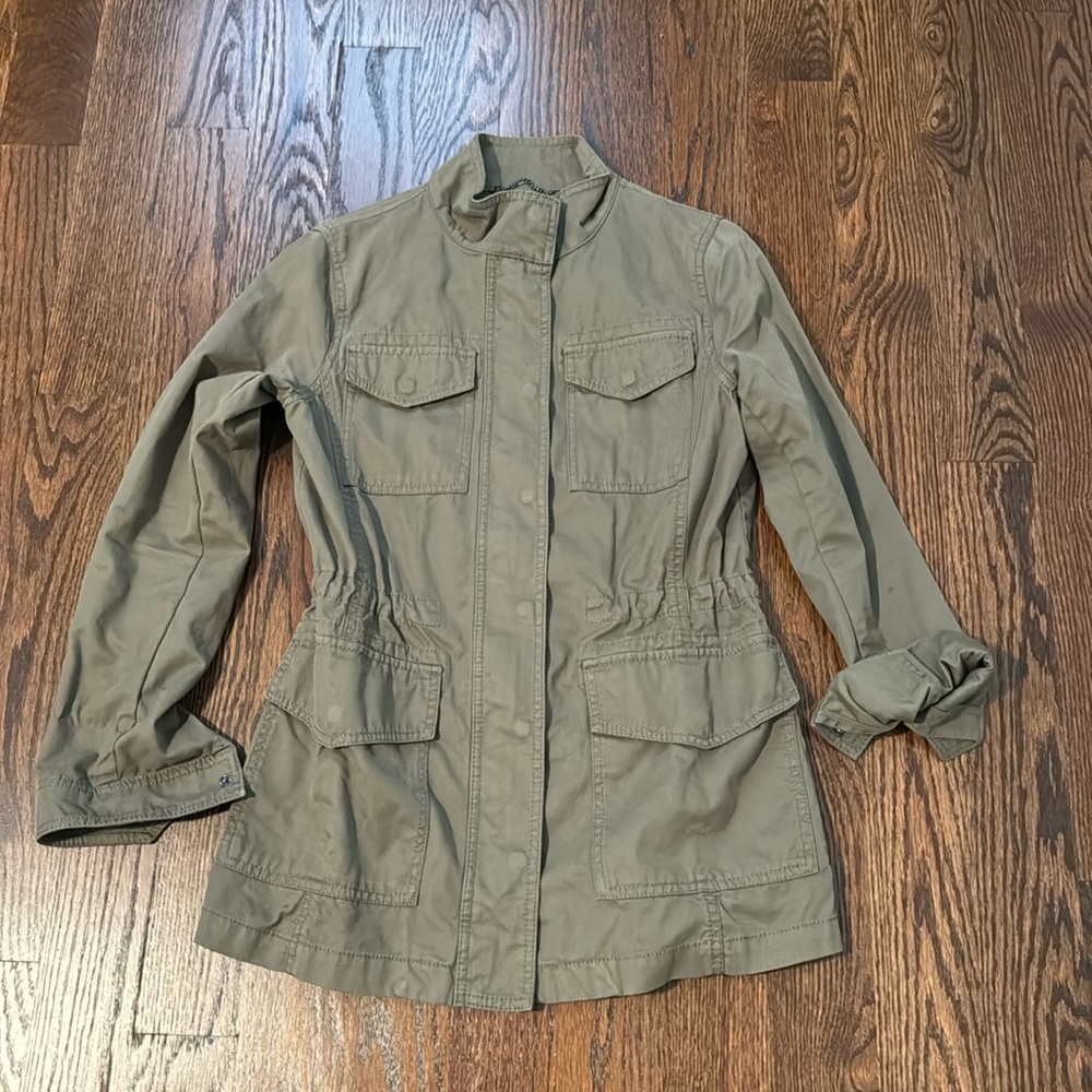 Banana Republic Utility Jacket in Olive Green